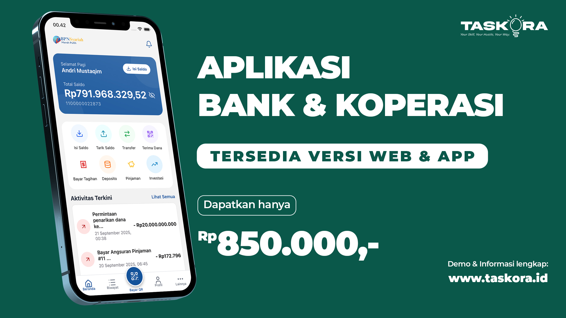 Aplikasi Bank & Koperasi